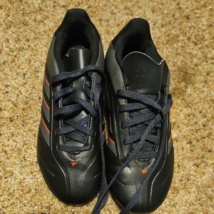 Black and Red/Orange Kids Size 13 Cleats